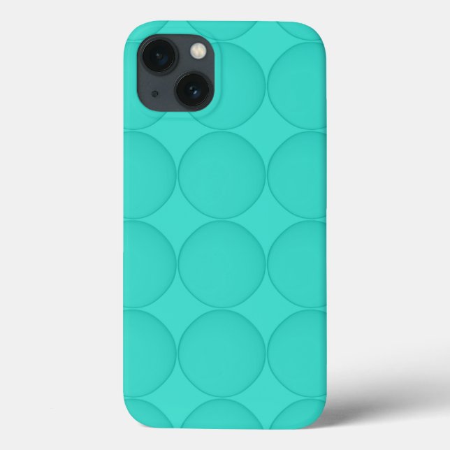 Funda De Case-Mate Para iPhone Patrón turquesa (Reverso)