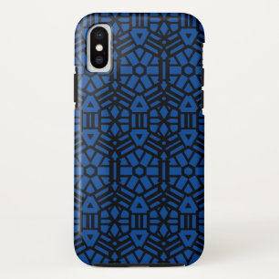 Funda Para iPhone XS Patrón único azul profundo