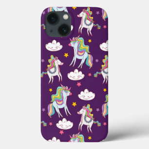 Funda Para iPhone 13 Patrón Unicorn Funny Magic Horse