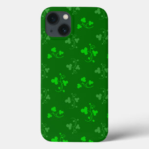 Funda Para iPhone 13 Patrón verde de Shamrock en estuche para iPhone ve