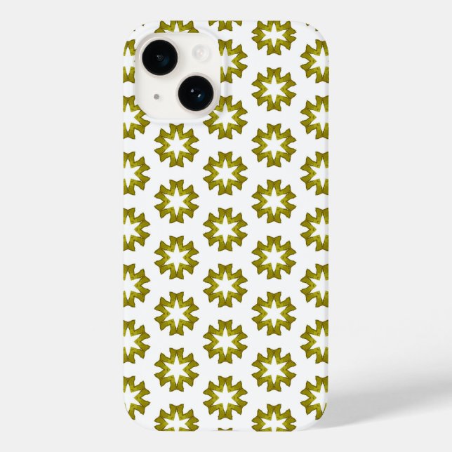 Funda De Case-Mate Para iPhone Patrón Verde Oliva (Reverso )