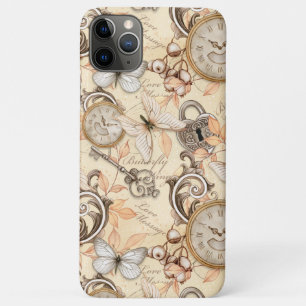 Funda Para iPhone 11 Pro Max Patrón victoriano vintage Shabby Chic Country