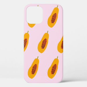 Funda Para iPhone 12 Patrón vintage de Papaya