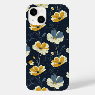 Funda Para iPhone 14 De Case-Mate Patrón vintage, diseño floral elegante