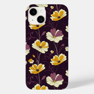 Funda Para iPhone 14 De Case-Mate Patrón vintage, diseño floral elegante