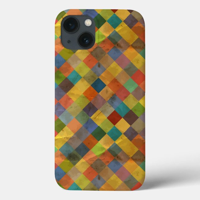 Funda De Case-Mate Para iPhone Patrón vintage. Geométrico. (Reverso)