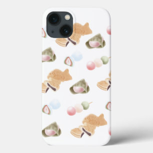 Funda Para iPhone 13 Patrón Wagashi japonés