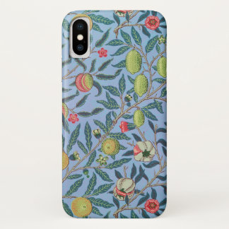 Funda Para iPhone X Patrón William Morris de Fruta de Arte Decorativo
