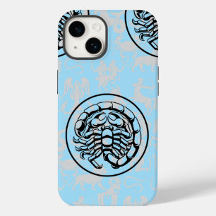Funda Para iPhone 14 De Case-Mate Patrón Zodiac Z02 - Escorpio.w L Azul BG
