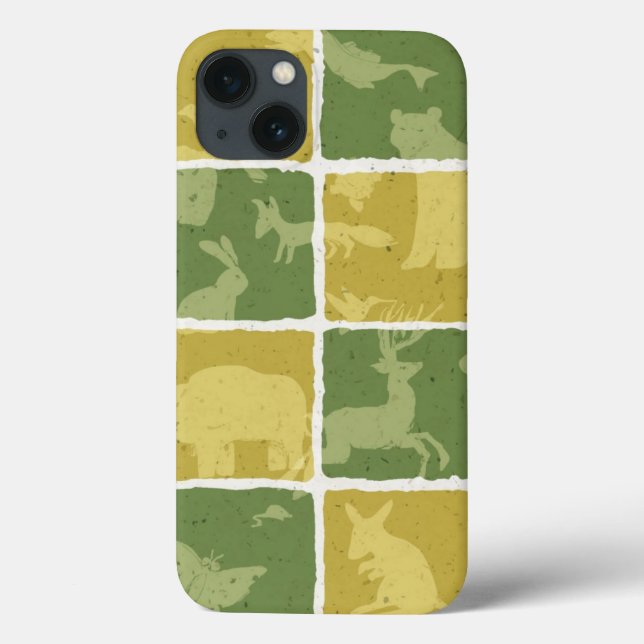 Funda De Case-Mate Para iPhone patrón zoológico (Reverso)