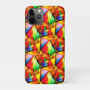 Funda Para iPhone 11 Pro Patrones abstractos sin fisuras de triángulos colo