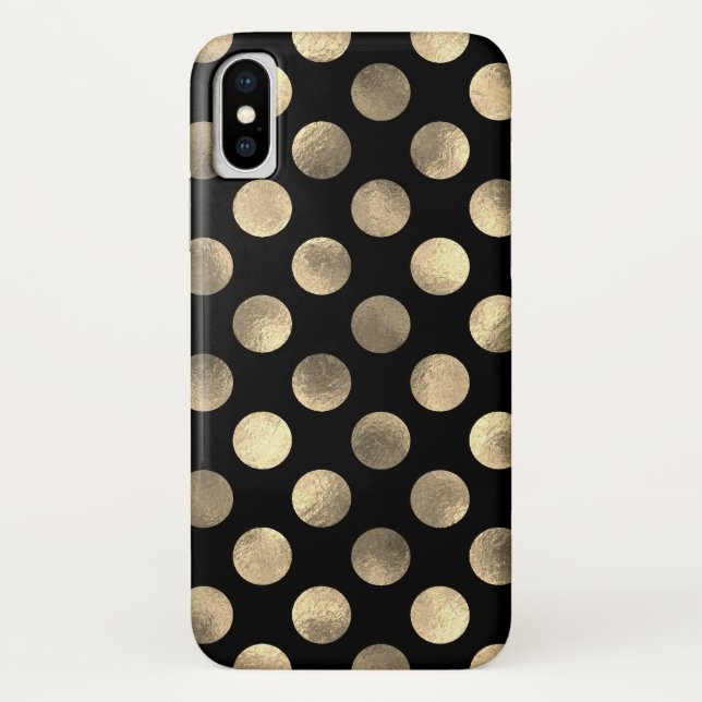 Funda De Case-Mate Para iPhone Patrones clásicos de lunares (Reverso)
