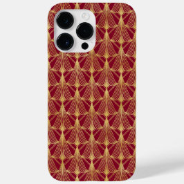 FUNDA PARA iPhone 14 PRO MAX DE Case-Mate PATRONES DE ARTE DECO ROJO Y ORO