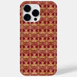 FUNDA PARA iPhone 14 PRO MAX DE Case-Mate PATRONES DE ARTE DECO ROJO Y ORO