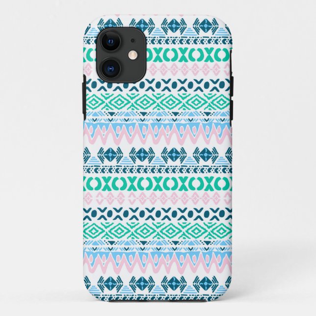 Funda De Case-Mate Para iPhone Patrones de arte pastel (Reverso)
