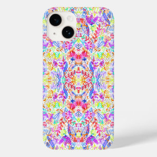 Funda Para iPhone 14 De Case-Mate Patrones de flores abstractas de color