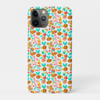 Funda Para iPhone 11 Pro Patrones de insectos coloridos lindos