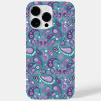 PATRONES DE PURPLE Y AQUA PAISLEY