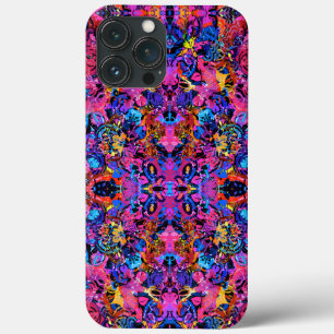Funda Para iPhone 13 Pro Max Patrones florales abstractos coloridos lindos