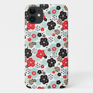 Funda Para iPhone 11 Patrones japoneses diseño lindo