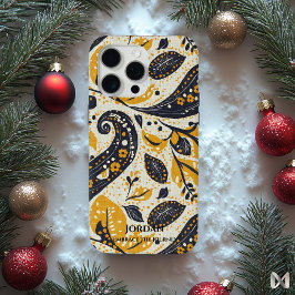 Funda Para iPhone 15 Pro Max Patrones Paisley Mundanos – Elegancia Artística