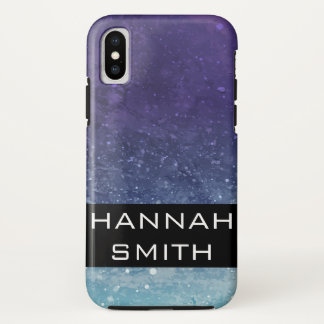 Funda Para iPhone XS Patrones púrpura / vintage