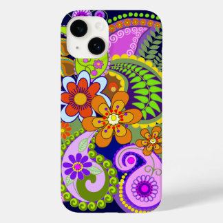 Funda Para iPhone 14 De Case-Mate Patrones y flores de paisley coloridas