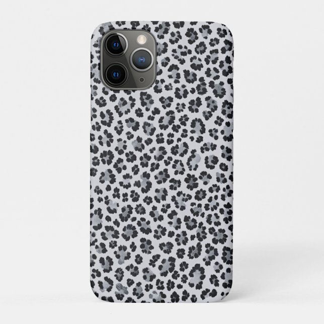 Funda De Case-Mate Para iPhone Pattern Leopard Print Gray (Reverso)