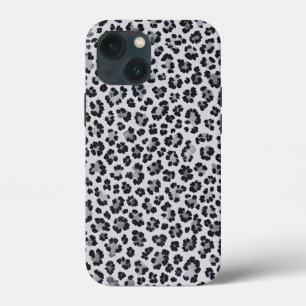 Funda Para iPhone 13 Mini Pattern Leopard Print Gray
