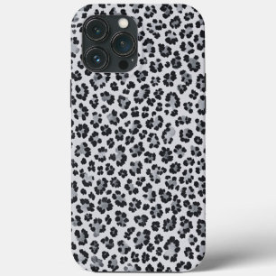Funda Para iPhone 13 Pro Max Pattern Leopard Print Gray