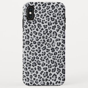 Funda Para iPhone XS Max Pattern Leopard Print Gray