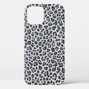 Funda Para iPhone 12 Pro Pattern Leopard Print Gray