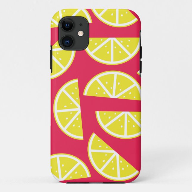 Funda De Case-Mate Para iPhone pattern of lemon (Reverso)
