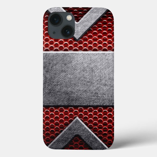 Funda De Case-Mate Para iPhone Pattern of metal plate (Reverso)