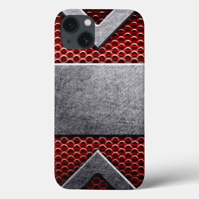 Funda De Case-Mate Para iPhone Pattern of metal plate (Reverso)