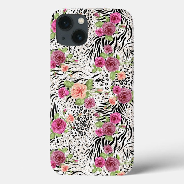 Funda De Case-Mate Para iPhone Pattern With Animal Prints (Reverso)