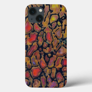 Funda Para iPhone 13 Patterned Dinosaur Bone