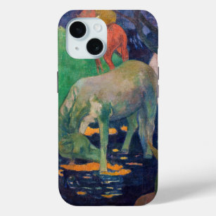 Funda Para iPhone 15 Paul Gauguin - El caballo blanco