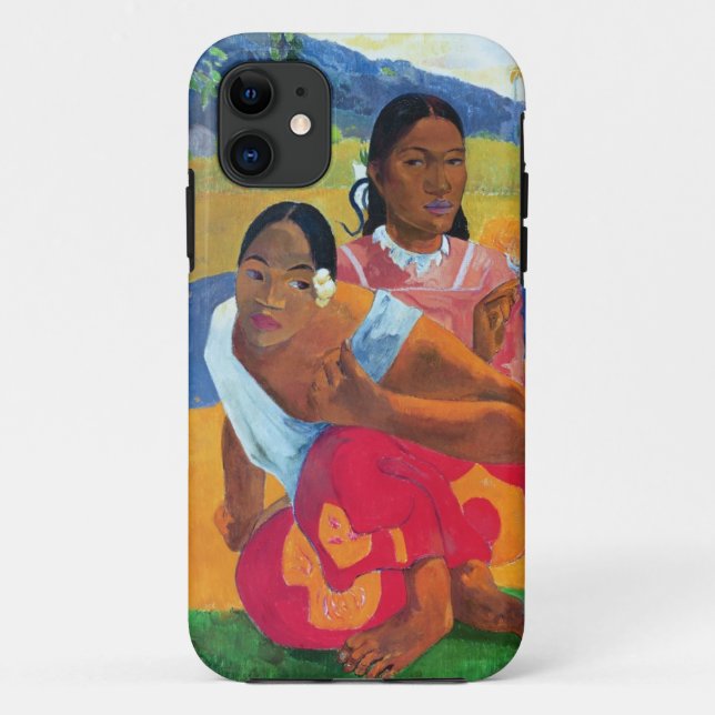 Funda De Case-Mate Para iPhone Paul Gauguin el | Nafea Faaipoipo (cuando está (Reverso)