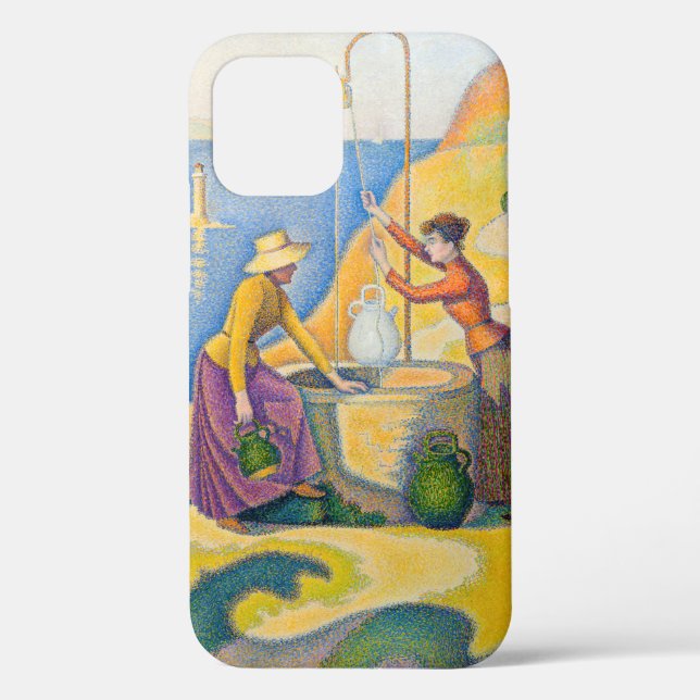 Funda De Case-Mate Para iPhone Paul Signac - Mujeres en el pozo (Reverso )