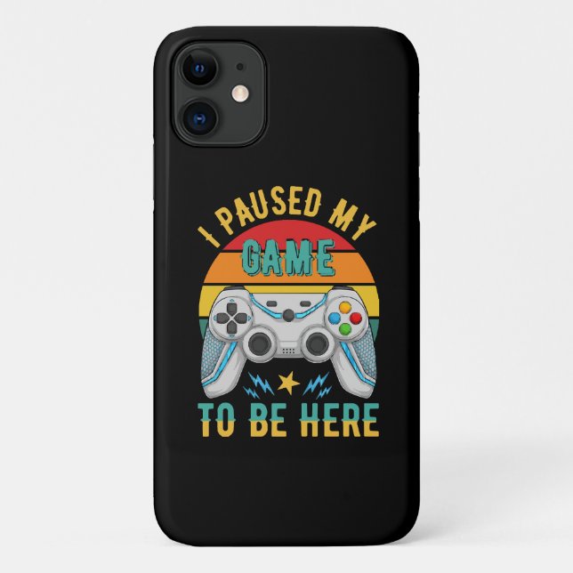 Funda De Case-Mate Para iPhone pausé mi juego (Reverso)