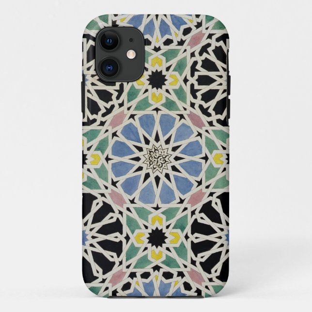 Funda De Case-Mate Para iPhone Pavimento de mosaico en Alhambra, 'del árabe (Reverso)