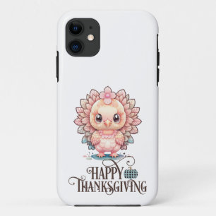 Funda Para iPhone 11 Pavo de Acción de Gracias Lindo