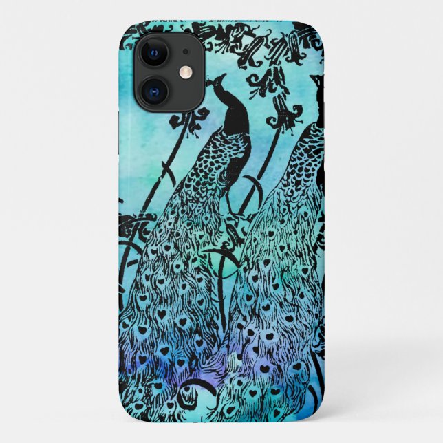 Funda De Case-Mate Para iPhone Pavo real (Reverso)