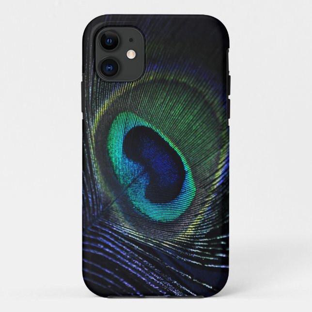 Funda De Case-Mate Para iPhone Pavo real (Reverso)