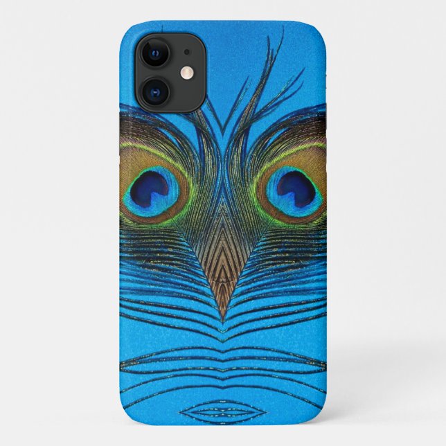 Funda De Case-Mate Para iPhone Pavo real (Reverso)