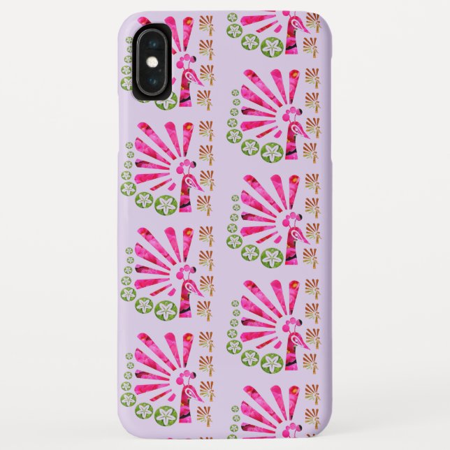 Funda De Case-Mate Para iPhone pavo real palaciego (Reverso)