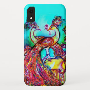 FUNDA PARA iPhone XR PAVOS REALES ENAMORADOS