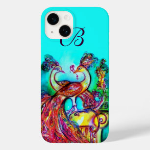 FUNDA PARA iPhone 14 DE Case-Mate PAVOS REALES ENAMORADOS MONOGRAMA
