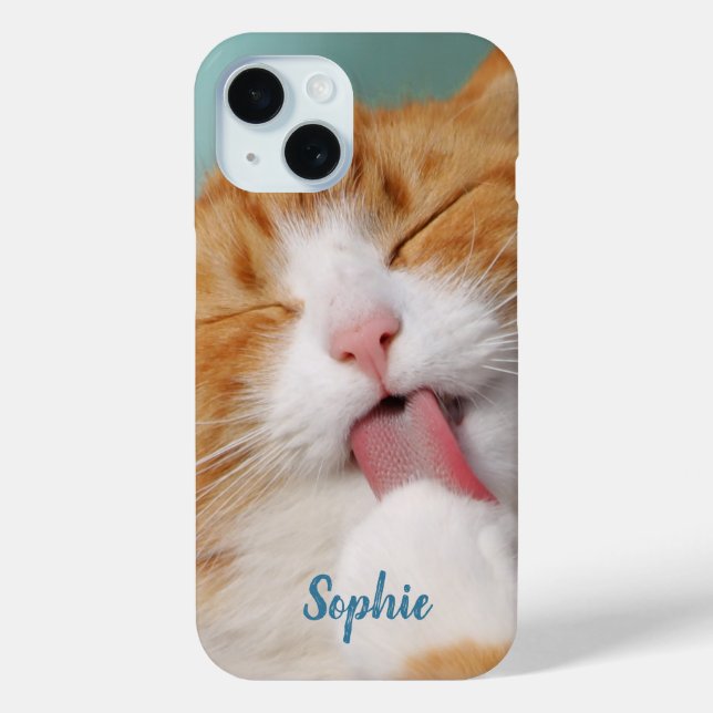 Funda De Case-Mate Para iPhone Paw Liceo Cat (Reverso )
